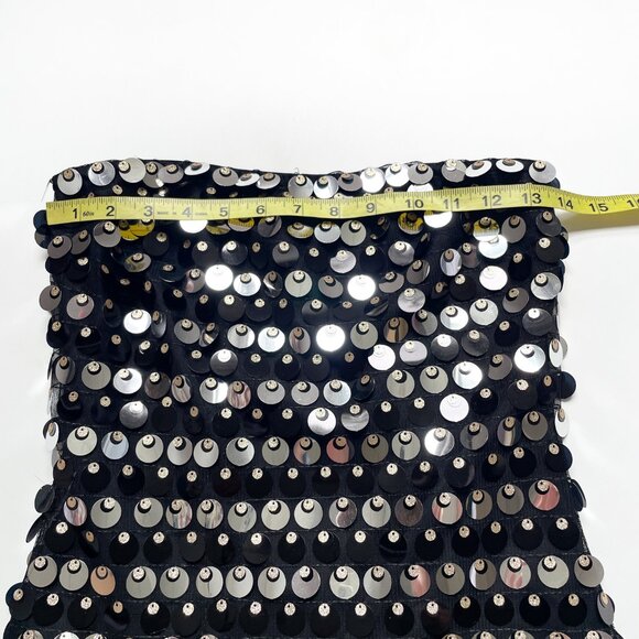 New Arrivals Giza Dress in Night Rider Lily Black Silver Size FR 36 US 2 4 NWT - Picture 6 of 9